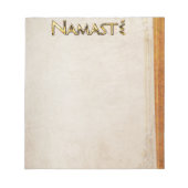 Bloc-note Namasté (Devant)