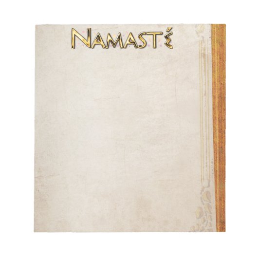 Bloc-note Namasté (Devant)