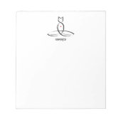 Bloc-note Namaste - Texte de style sanskrit. (Devant)