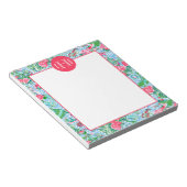 Bloc-note Nantucket Preppy Palm Beach Imprimer Monogramme (Incliné)