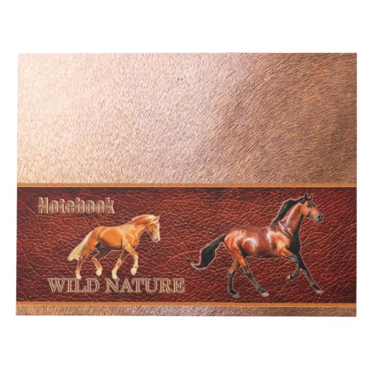 Bloc-note NATURE SAUVAGE - Collection design CHEVSE (Devant)