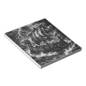 Bloc-note Navire long Viking dans la tempête — Ink Saga Art (Incliné)
