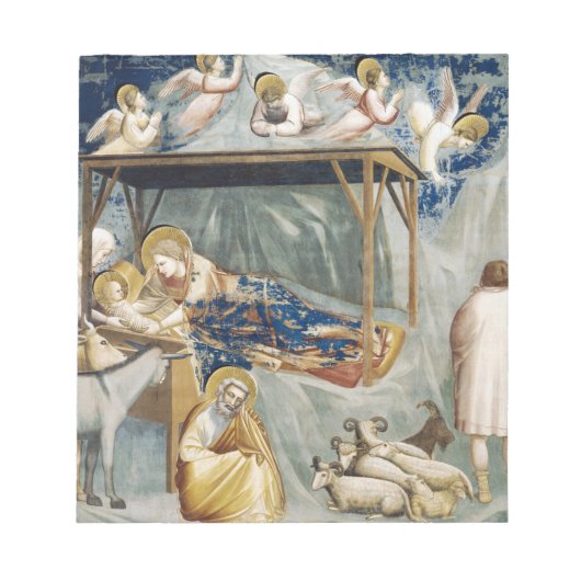 Bloc-note Navitité (Naissance de Jésus-Christ) (par Giotto) (Devant)