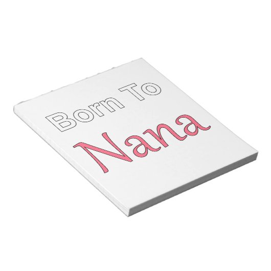 Bloc-note Né à Nana (Incliné)