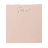 Bloc-note "Ne crains pas." Ésaïe 41:10 (Devant)