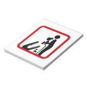 Bloc-note Ne pas nourrir sa fille au Zoo du Crocodile (Tourné)