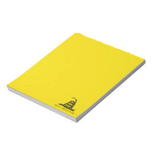 Bloc-note Ne pas taper sur le drapeau de Me Gadsden