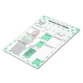 Bloc-note Ne pas vous affiner _ Collecte de données de médic (Incliné)