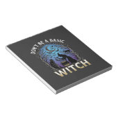Bloc-note Ne Soyez Sorcière De Base Pot De Halloween Chats N (Incliné)
