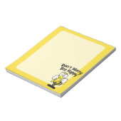 Bloc-note Ne t'inquiète pas, sois heureux Abeille | Abeille  (Tourné)