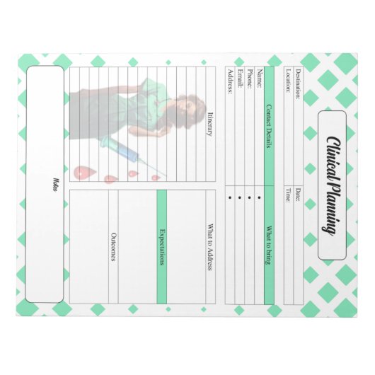 Bloc-note Ne vous croyez pas _ Planification clinique (Devant)