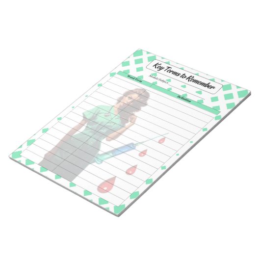 Bloc-note Ne vous fiez pas _ Principaux termes à retenir (Incliné)