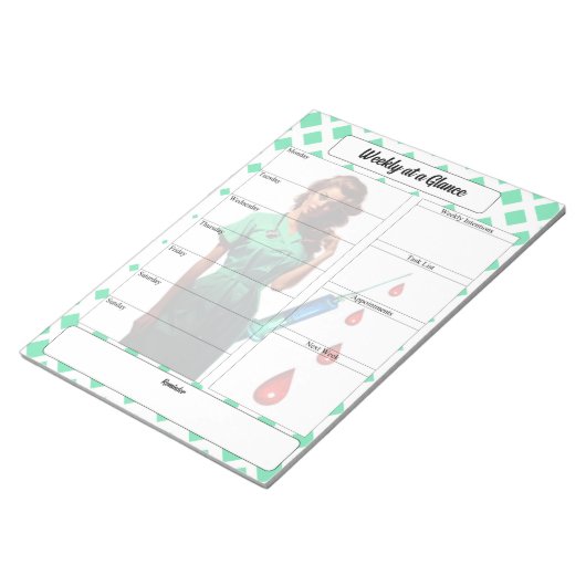 Bloc-note Ne vous fiez pas _ Semaine en bref (Incliné)