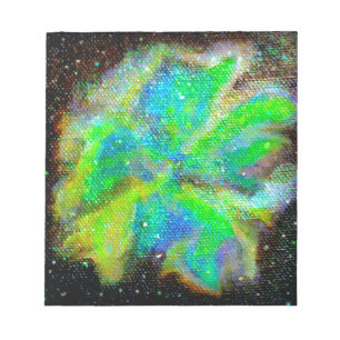 Bloc-note Nebula et Stardust Scène spatiale cosmique