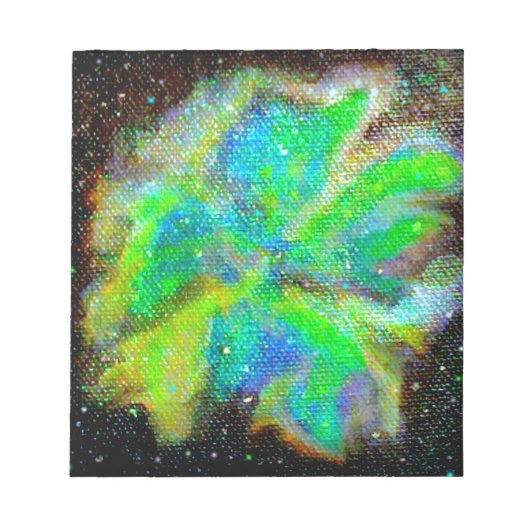 Bloc-note Nebula et Stardust Scène spatiale cosmique (Devant)