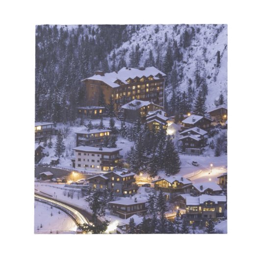 Bloc-note Neige de Courchevel (Devant)