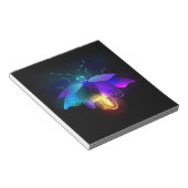 Bloc-note Neon Firefly sur noir (Incliné)