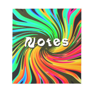 Bloc-note Neon Whirlpool Galaxy