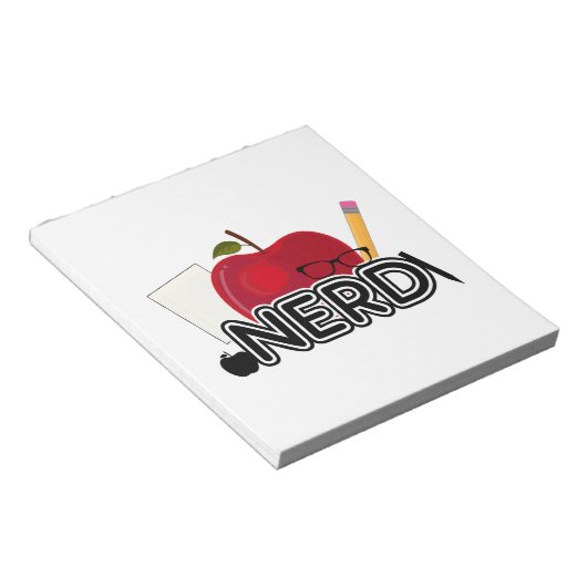 Bloc-note Nerd - Logo (Incliné)