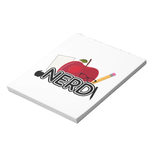 Bloc-note Nerd - Logo (Tourné)