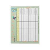 Bloc-note Nerdy Duckkking Kid Spring Book Log avec des notes (Tourné)