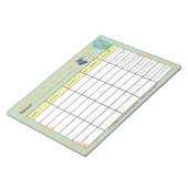 Bloc-note Nerdy Duckkking Kid Spring Book Log avec des notes (Incliné)