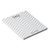 Bloc-note Nerdy Eyeglass Lecture Chevron Masculine (Incliné)