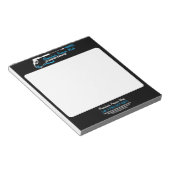 Bloc-note Nettoyage Professionnel sous Pression Noir (Incliné)
