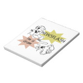 Bloc-note Newsflash Je suis un cadeau Gram (Tourné)