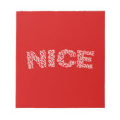 Bloc-note Nice Riz (Devant)