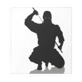 Bloc-note Ninja avec épée (Devant)