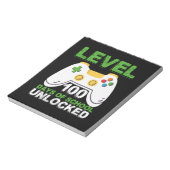 Bloc-note Niveau 100 Jours De Jeux Vidéo De Gamer Déverrouil (Tourné)