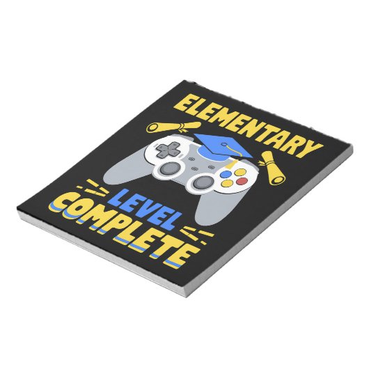 Bloc-note Niveau élémentaire Complet Jeu Gamer Graduation (Tourné)
