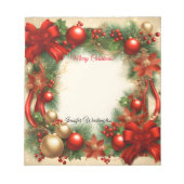 Bloc-note Noël (Devant)