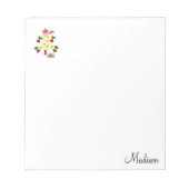 Bloc-note Noël Arbre Cerises Notepad Jolly Holiday (Devant)