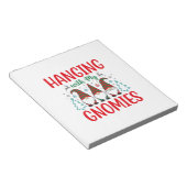 Bloc-note Noël avec mes gnomes Gnome de Noël (Incliné)
