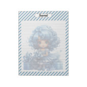 Bloc-note Noël bleu Cutie (Tourné)