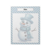 Bloc-note Noël bleu Cutie (Tourné)