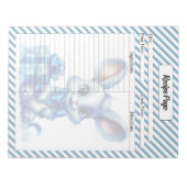 Bloc-note Noël bleu Cutie (Devant)