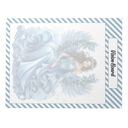 Bloc-note Noël bleu Cutie (Devant)