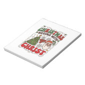 Bloc-note Noël Commence Christ Père Noël Arbre Flocon de Nei (Tourné)
