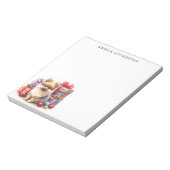 Bloc-note Noël de Chien Chien Chien Chien Chien Poméranie Pe (Tourné)