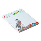 Bloc-note Noël de dinosaure 5 x 6 (Incliné)