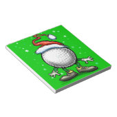 Bloc-note Noël de golf (Incliné)