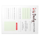 Bloc-note Noël de la gratitude quotidienne (Devant)