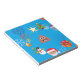 Bloc-note noël de poop émoji (Incliné)