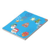 Bloc-note noël de poop émoji (Tourné)