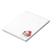 Bloc-note Noël du berger australien (Tourné)