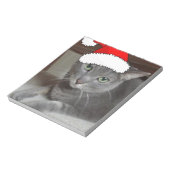Bloc-note Noël du chat bleu russe (Tourné)