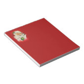 Bloc-note Noël du Père Noël vintage (Incliné)